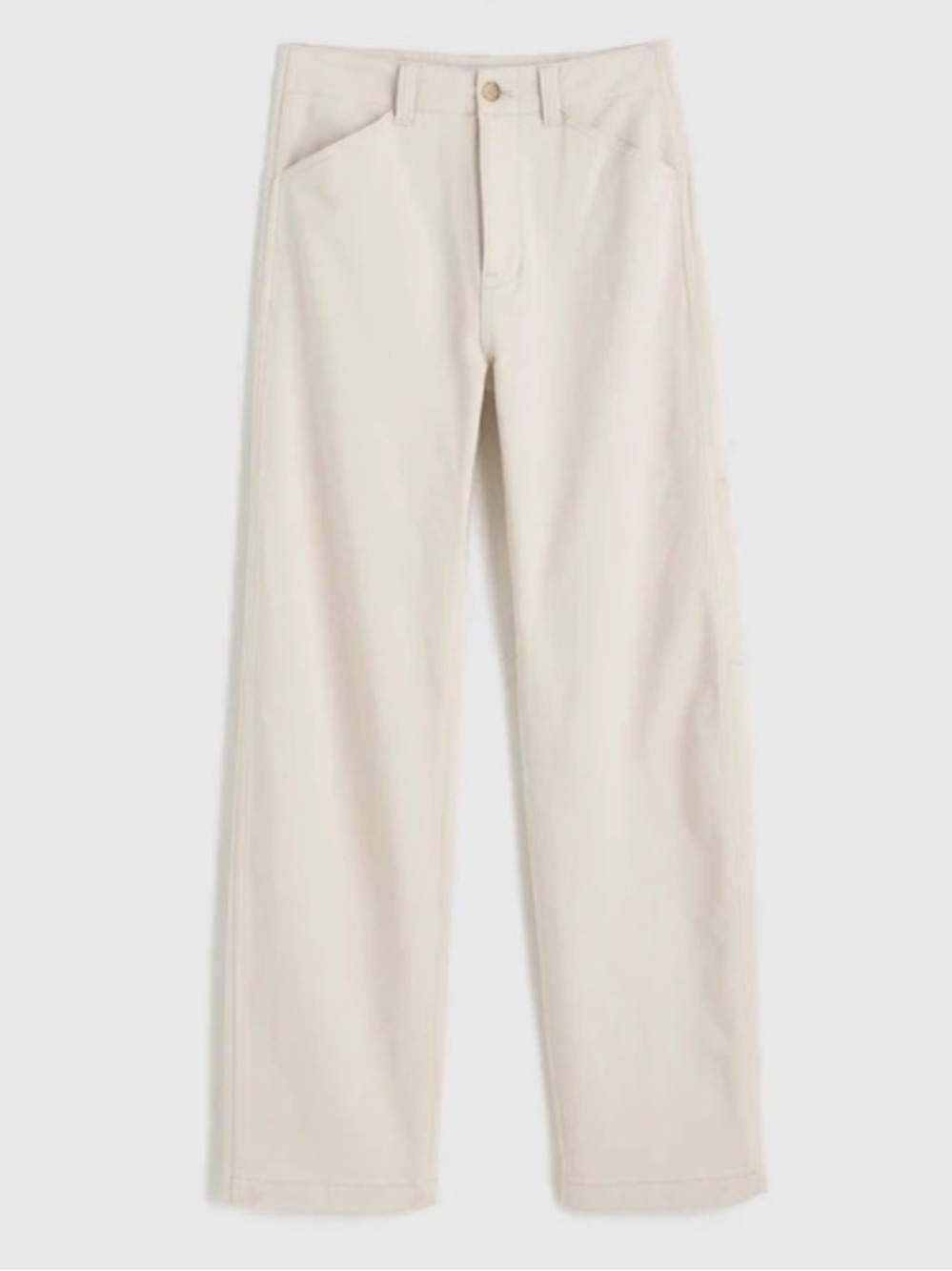 NWT Madewell Balloon Pant in Form Grey Khaki Cream Size 24 Barrel Leg $138 NW467 - Picture 15 of 15